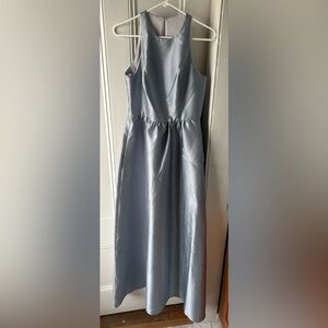 Alfred Sung Sleeveless Keyhole Back Dress in Satin